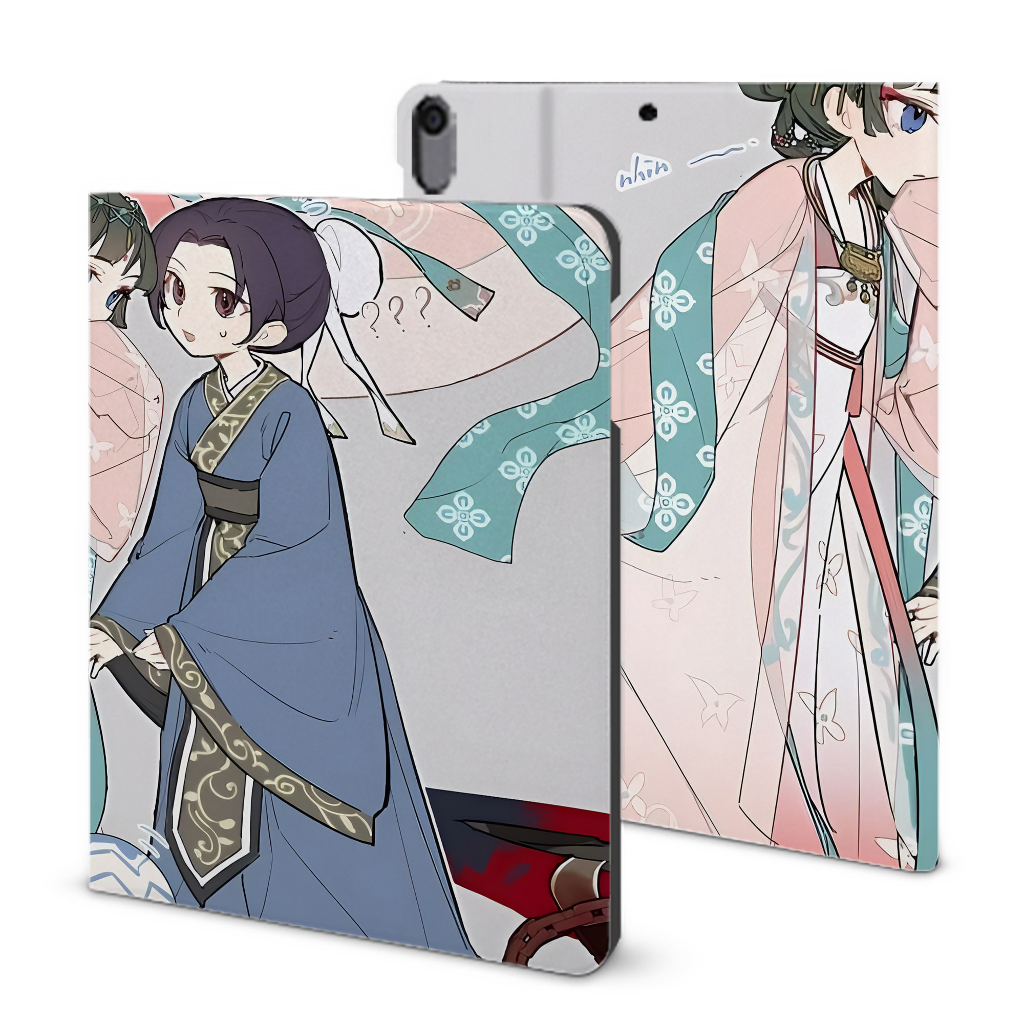 （画像用） 薬屋のひとりごと The Apothecary Diaries IPad ケース ブック型 PUレザー TPU 耐衝撃 軽量 薄型 ペン収納なし 全面保護 IPad 各モデル対応